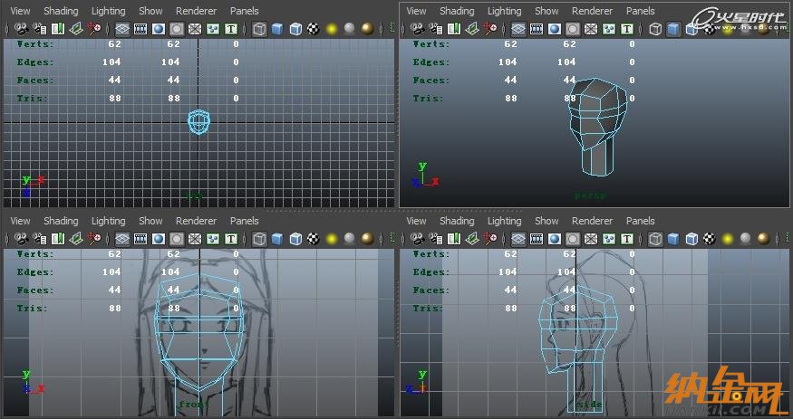 模型材質(zhì)篇之Maya卡通角色制作5