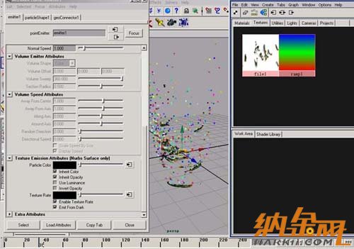 paint effect結(jié)合maya粒子制作動(dòng)畫 飛特網(wǎng) maya入門教程