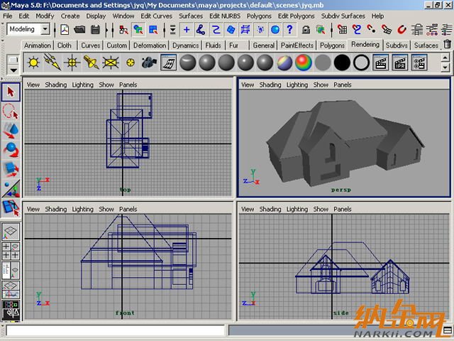 maya制作卡通建筑 飛特網(wǎng) maya建模教程