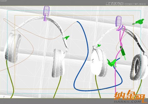 3DSMAX制作逼真的電腦耳機教程,PS教程,思緣教程網