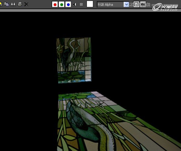 3ds Max打造彩色玻璃效果圖教程,PS教程,思緣教程網(wǎng)
