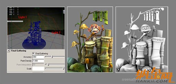 《敲竹鼓的野猴子》Maya作品制作流程 - 3D動畫教程 -  81_880d760d.jpg