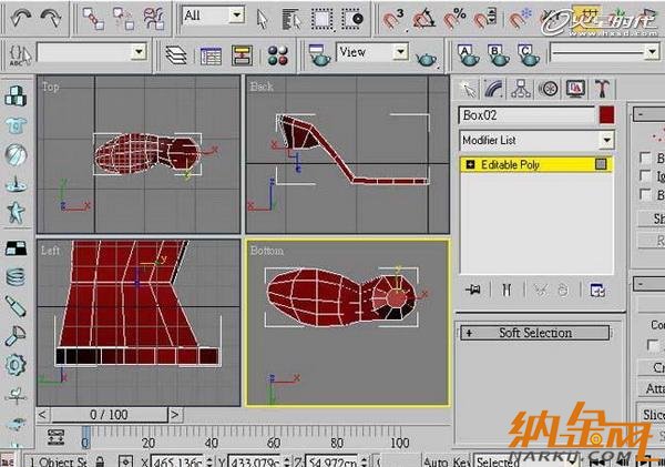 3dsmax高跟鞋建模教程 飛特網(wǎng) 3dsmax建模教程