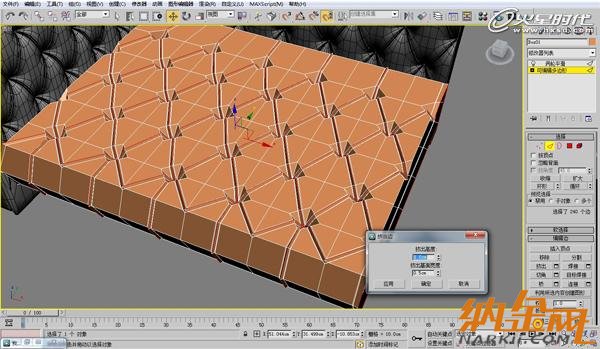 3dsmax歐式沙發(fā)建模教程 飛特網 3dsmax建模教程