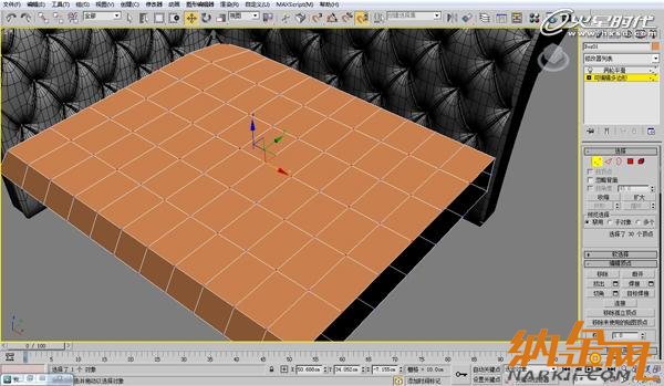 3dsmax歐式沙發(fā)建模教程 飛特網 3dsmax建模教程