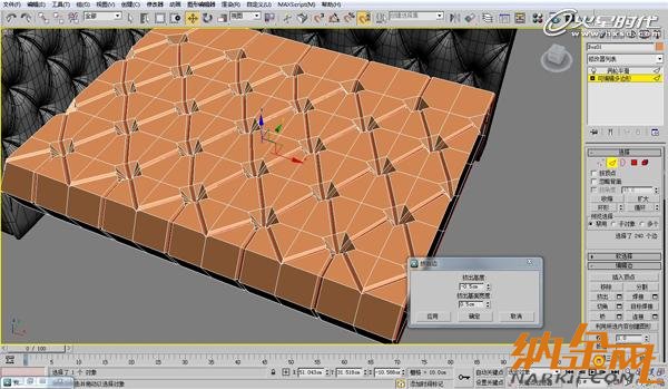 3dsmax歐式沙發(fā)建模教程 飛特網 3dsmax建模教程