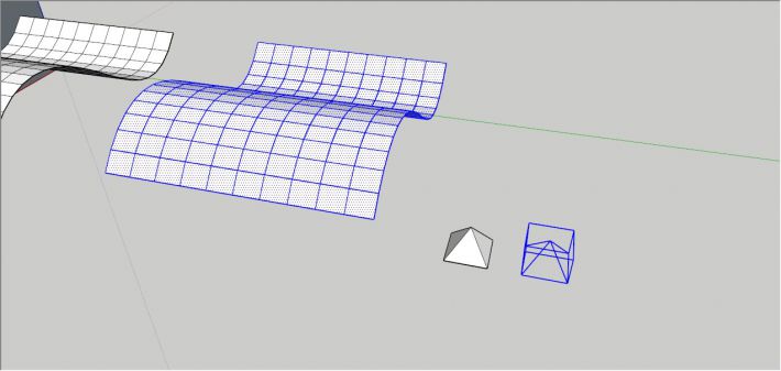 sketchup建模教程：曲面桁架建模教程