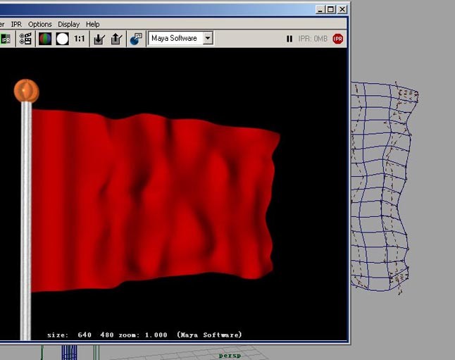 maya建模教程：隨機(jī)飄動(dòng)的旗幟