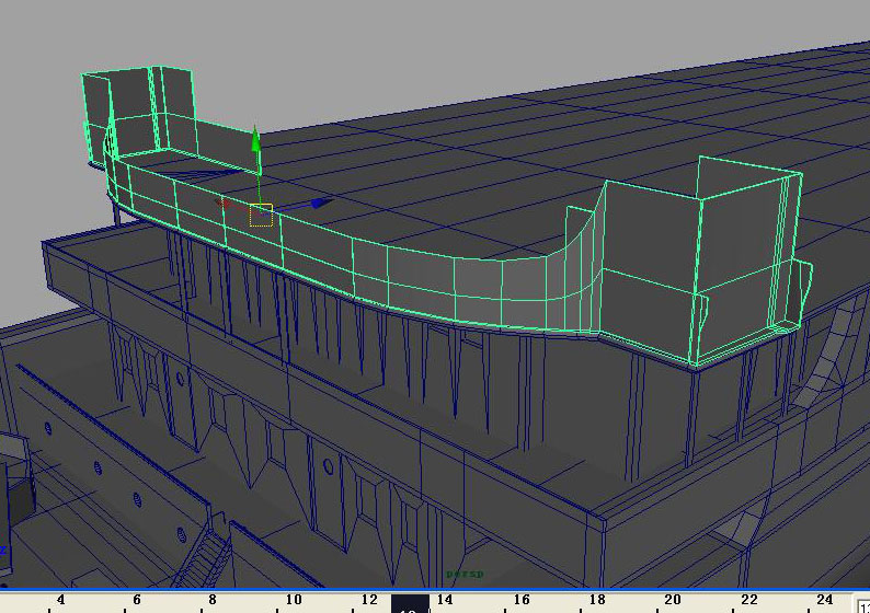 泰坦尼克號(hào)maya建模教程3