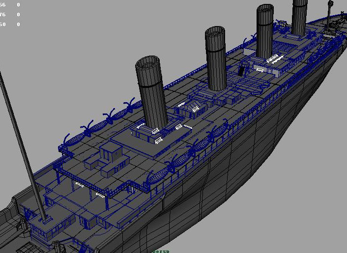 泰坦尼克號maya建模教程5