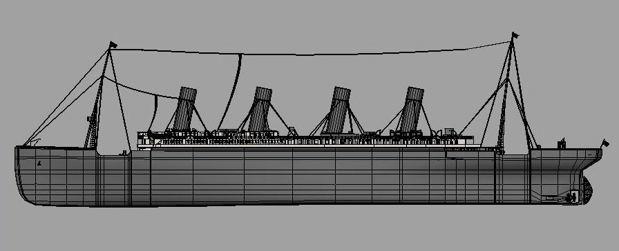 泰坦尼克號maya建模教程5
