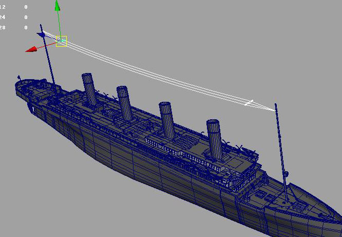 泰坦尼克號maya建模教程5