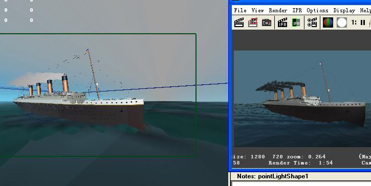 泰坦尼克號maya建模教程5