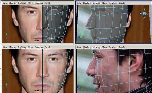 maya教程：人物頭部polygon建模練習(xí)(02)