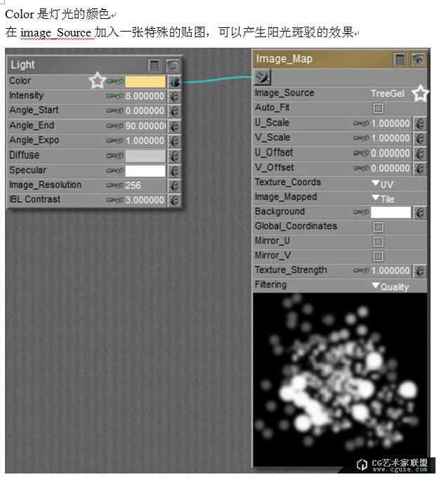 04.poser2014進(jìn)階教程之制作陽(yáng)光斑駁的效果