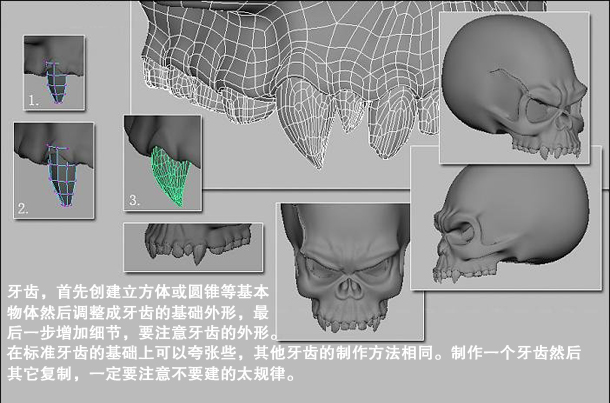 MAYA骷髏建模教程   納金網(wǎng)